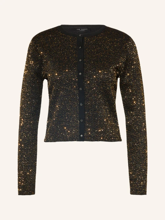 Obrázek produktu Ted Baker Pletený Svetr Nyrie S Flitry černá / zlatá