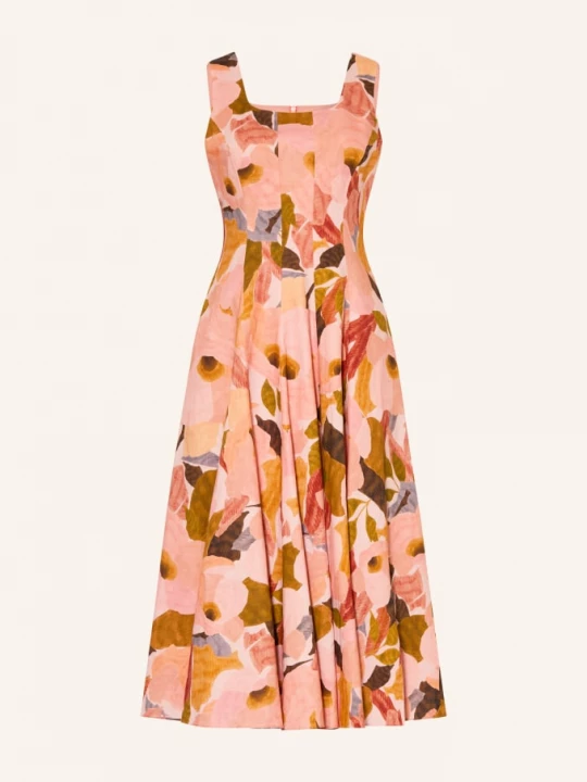 Obrázek produktu Ted Baker Šaty Shivana S Lnem lososová / tmavě červená / zelená