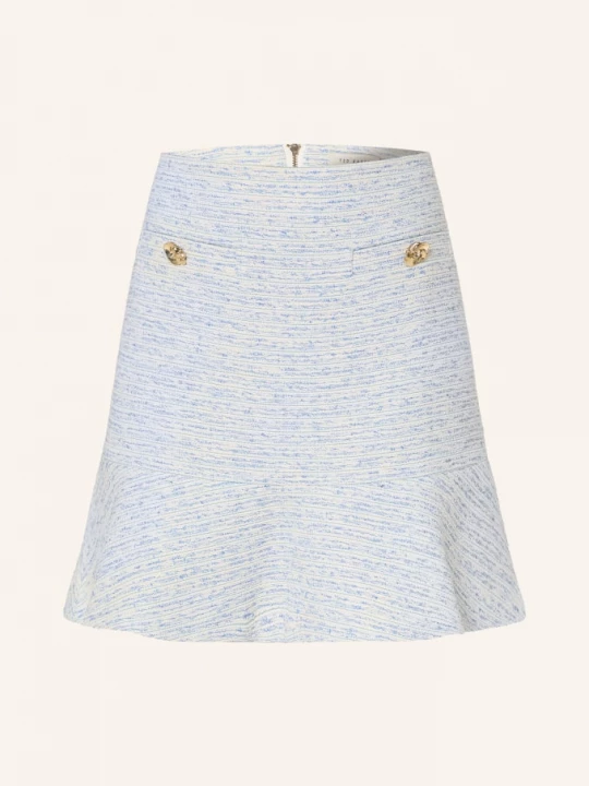 Obrázek produktu Ted Baker Sukně Boulé Acadies S Třpytivou Přízí modrá / bílá