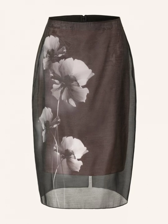 Obrázek produktu Ted Baker Sukně Vieva tmavě hnědá / světle šedá