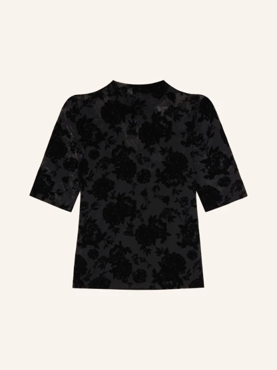 Obrázek produktu Ted Baker Tričko Aurlyne Ze Síťoviny černá / tmavě šedá