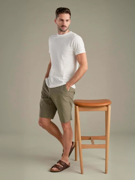 Obrázek produktu TEESHOPPEN Kalhoty ' Linen Blend ' mix barev