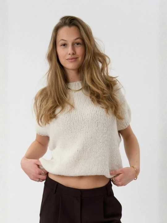 Obrázek produktu TEESHOPPEN Svetr ' Chloe ' bílá