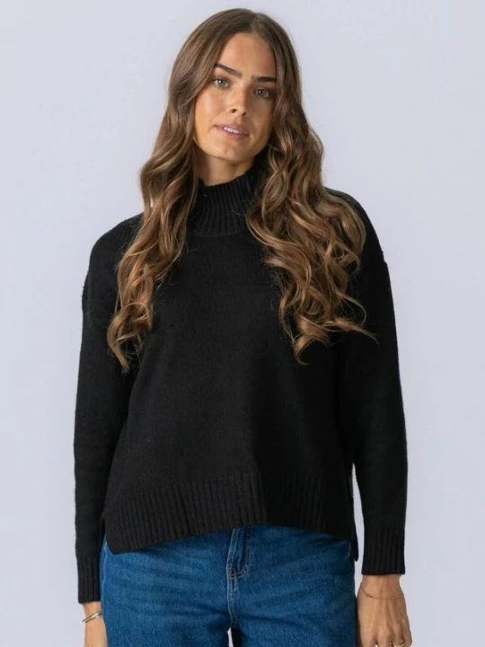 Obrázek produktu TEESHOPPEN Svetr ' Emma Knit ' černá