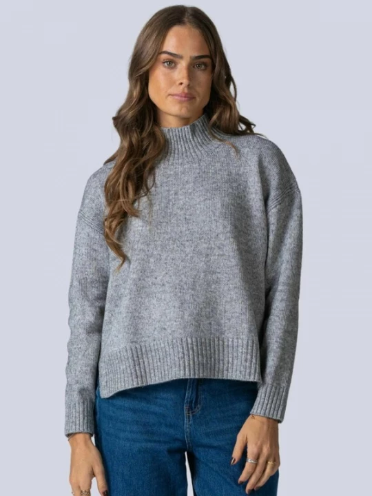 Obrázek produktu TEESHOPPEN Svetr ' Emma Knit ' šedá