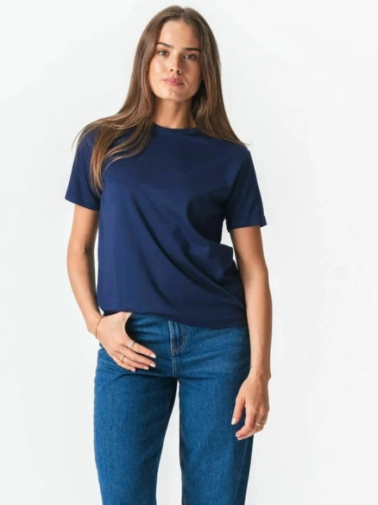 Obrázek produktu TEESHOPPEN Top ' Loose ' námořnická modř