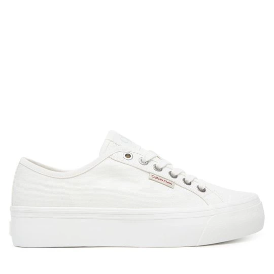 Obrázek produktu Tenisky Calvin Klein Jeans Vulc Flatform Ctn Logo Tag YW0YW01838 Bílá