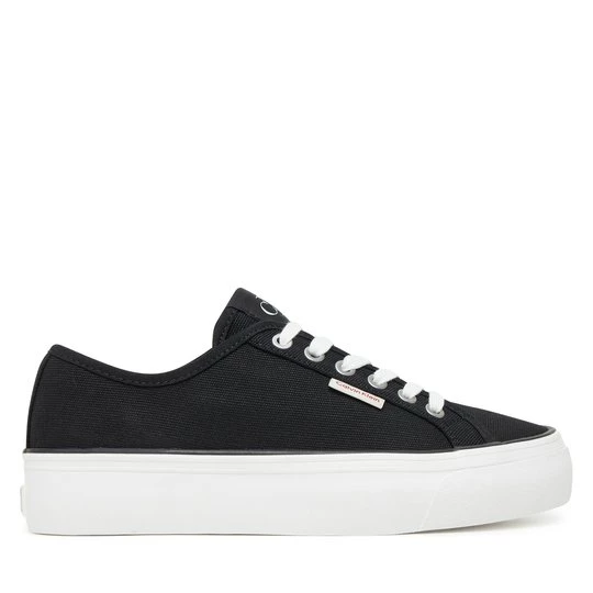 Obrázek produktu Tenisky Calvin Klein Jeans Vulc Flatform Ctn Logo Tag YW0YW01838 Černá