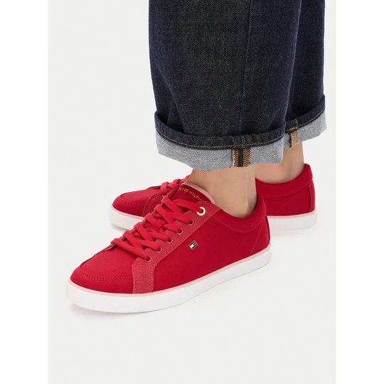 Obrázek produktu Tenisky Tommy Hilfiger Th Low Vulc FW0FW09390 Červená