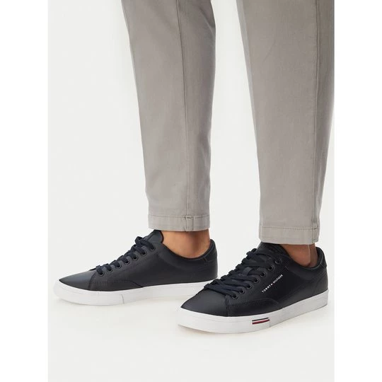 Obrázek produktu Tenisky Tommy Hilfiger Vulc Core Rwb Long Lace Lth FM0FM05814 Tmavomodrá