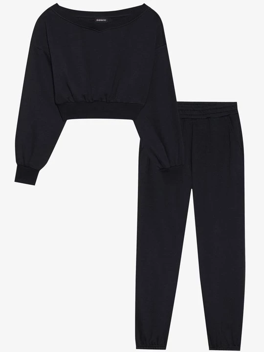 Obrázek produktu Tepláková souprava Even&Odd By Zalando černá