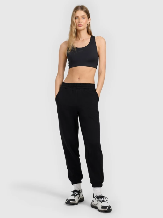 Obrázek produktu 4F Teplákové joggery dámské - černé černý