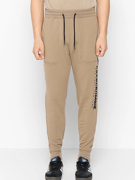 Obrázek produktu Teplákové kalhoty Abercrombie & Fitch světlehnědá