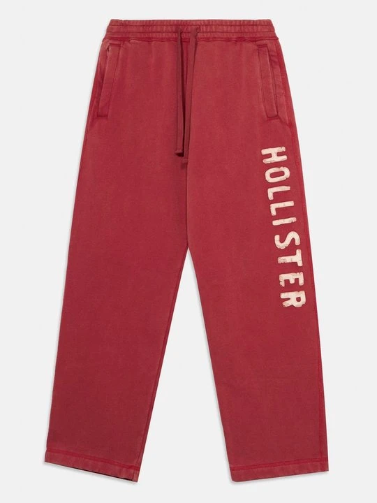Obrázek produktu Teplákové kalhoty Hollister Co. tmavě červená