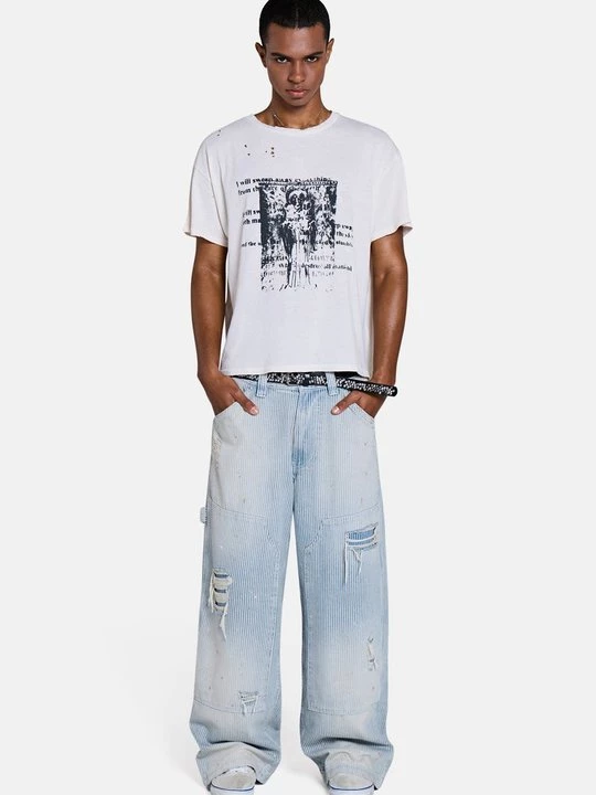 Obrázek produktu Tesařské džíny Jaded London světlemodrý denim