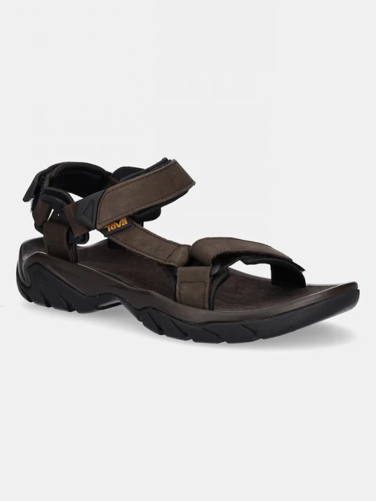 Obrázek produktu Teva sandály pánské nubukové Terra Fi 5 Universal Leather hnědá