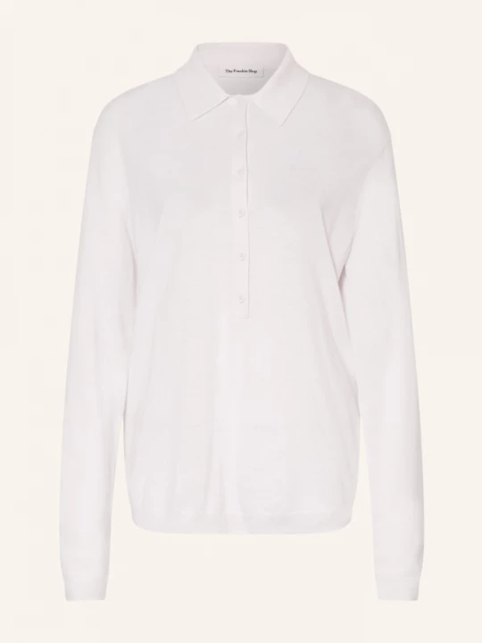 Obrázek produktu The Frankie Shop Pletené Polo Tričko Tala bílá