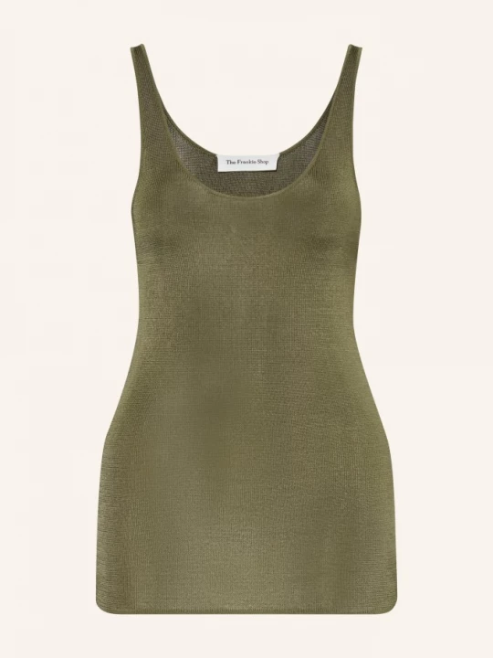 Obrázek produktu The Frankie Shop Pletený Top Rivo khaki