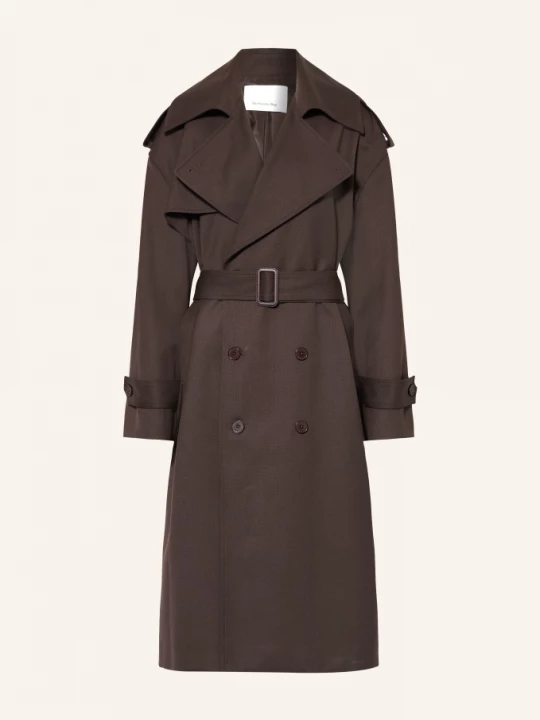 Obrázek produktu The Frankie Shop Trenchcoat Dursley tmavě hnědá
