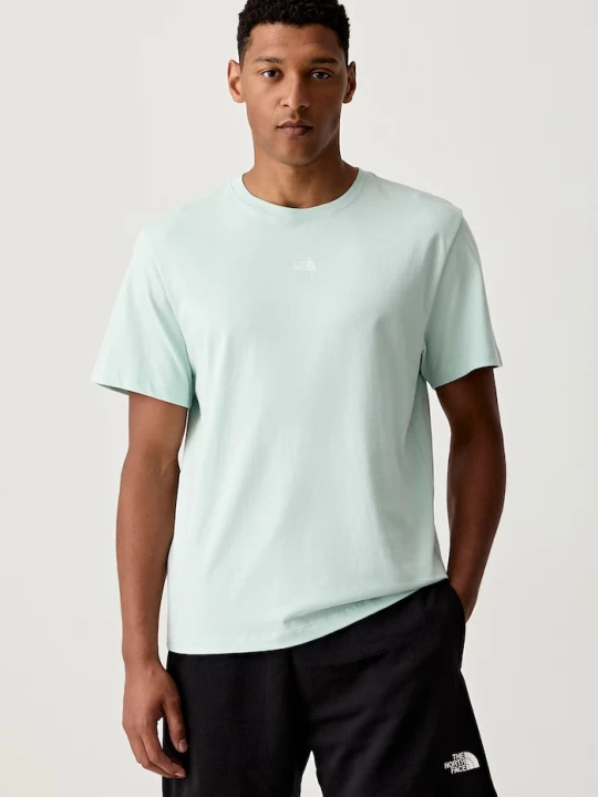 Obrázek produktu The North Face basic tričko pánské bavlněné Essential Center Logo tyrkysová