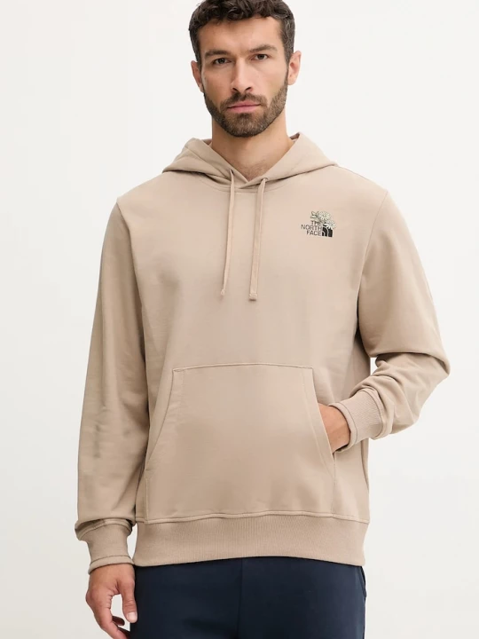 Obrázek produktu The North Face Bavlněná mikina Flowe Dome béžová