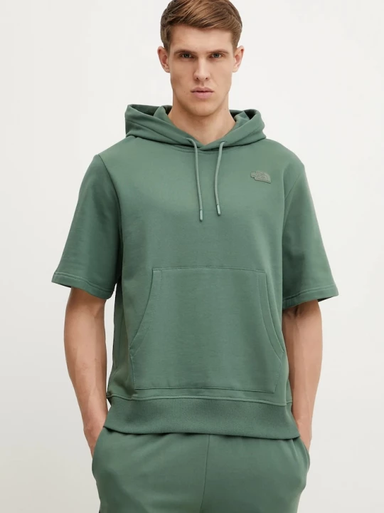 Obrázek produktu The North Face Bavlněná mikina The North Face Relaxed zelená