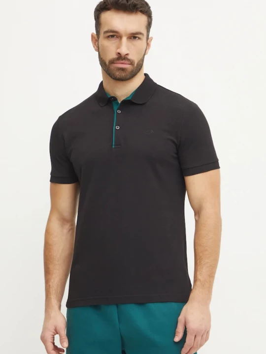 Obrázek produktu The North Face Bavlněné polo tričko The North Face Premium Slim černá
