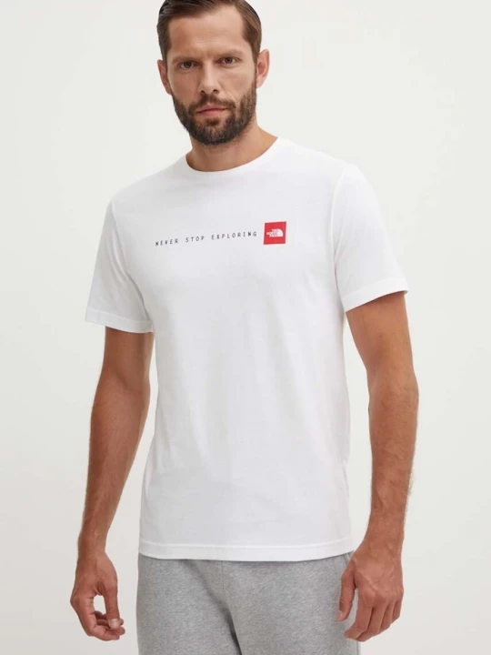 Obrázek produktu The North Face Bavlněné tričko The North Face M S/S Never Stop Exploring Tee