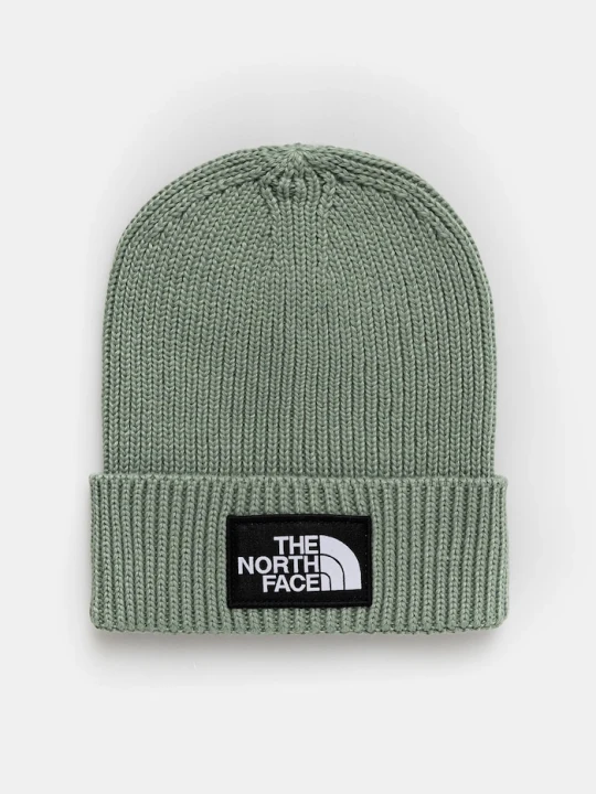 Obrázek produktu The North Face Dětská čepice KIDS TNF LOGO BOX CUFFED BEANIE zelená