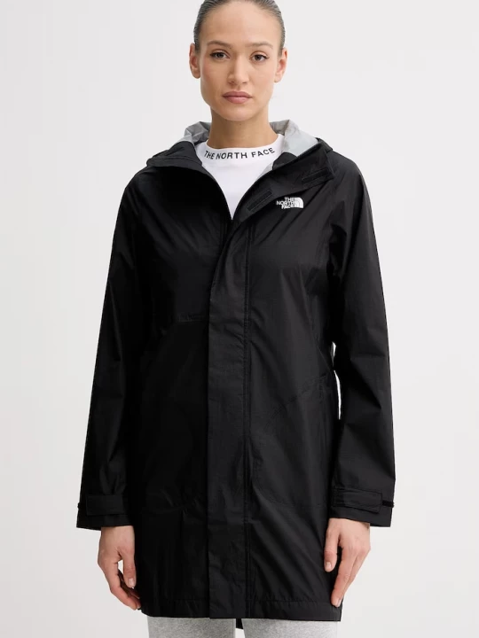 Obrázek produktu The North Face dlouhá dámská bunda PACKABLE SHELL černá