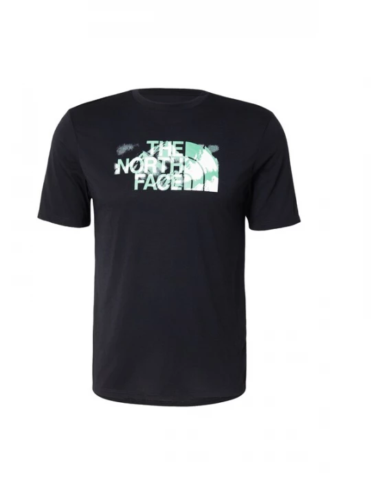 Obrázek produktu THE NORTH FACE Funkční tričko 'FOUNDATION' světle zelená / černá / bílá