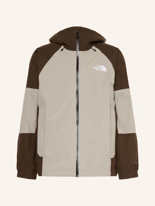 Obrázek produktu The North Face Hardshell Lyžařská Bunda Slider světle šedá / tmavě hnědá