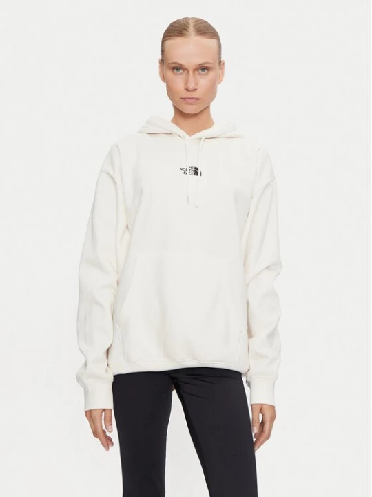 Obrázek produktu The North Face Mikina Essential NF0A89EN Écru Oversize Krémová