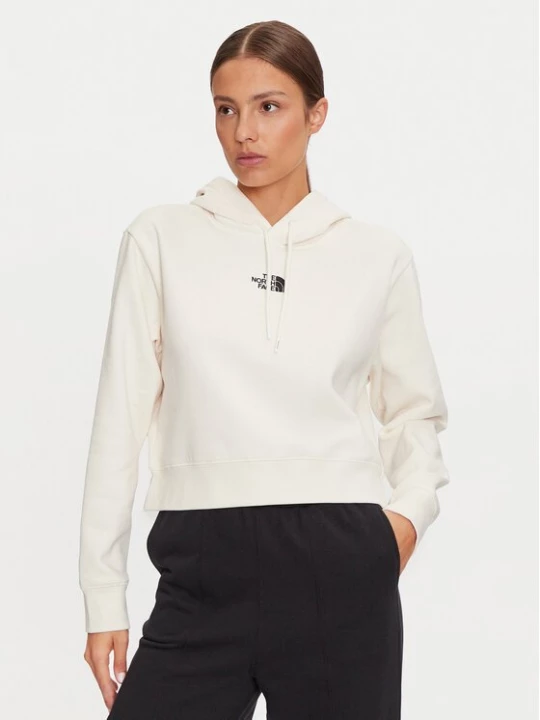 Obrázek produktu The North Face Mikina Essential NF0A89EX Écru Regular Fit Krémová