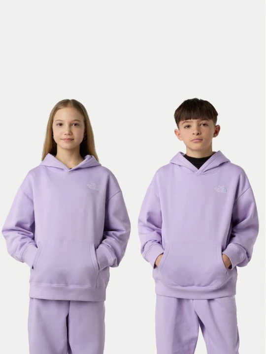 Obrázek produktu The North Face Mikina Essential NF0A89HA Fialová Relaxed Fit