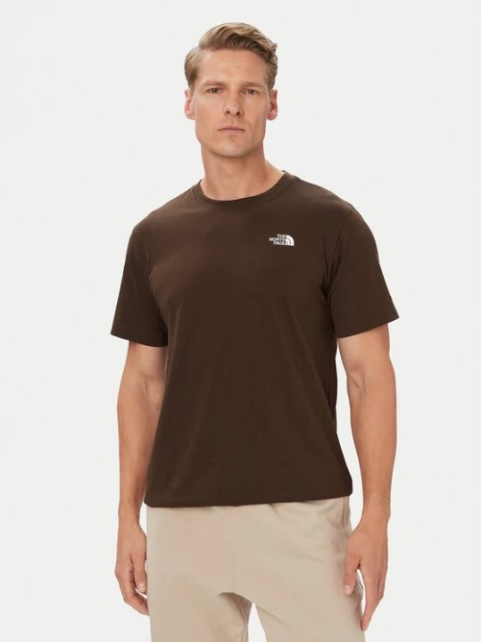 Obrázek produktu The North Face T-Shirt Evolution Simple Dome NF0A8CZ2 Tmavě hnědá Regular Fit