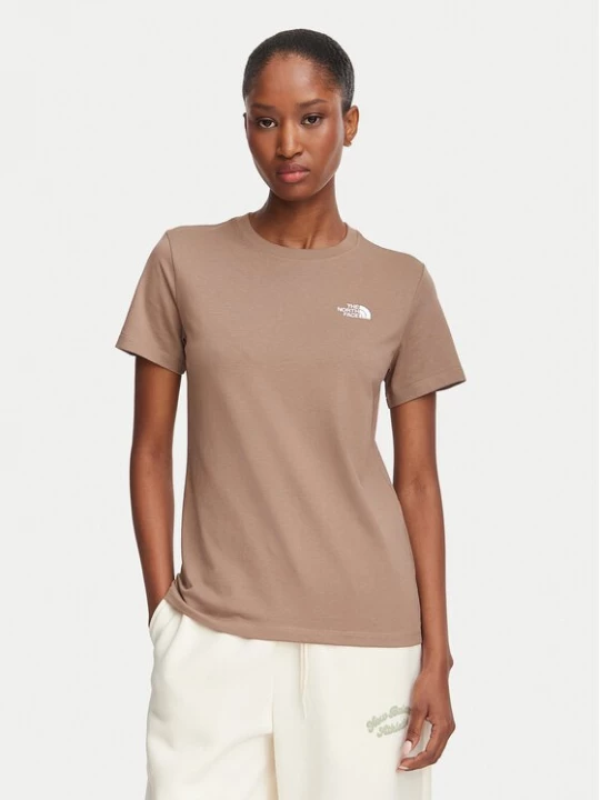 Obrázek produktu The North Face T-Shirt Evolution Simple Dome Slm NF0A8FX7 Světle hnědá Regular Fit