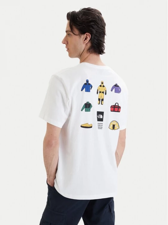 Obrázek produktu The North Face T-Shirt Icon Celebration NF0A8GAS Bílá Regular Fit