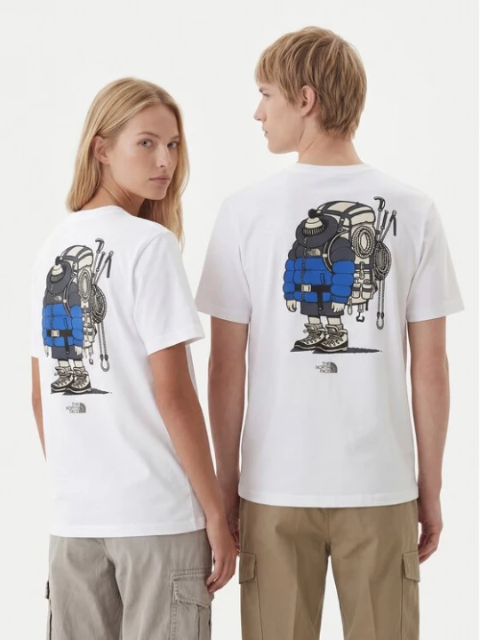 Obrázek produktu The North Face T-Shirt NF0A8JB4 Bílá Relaxed Fit