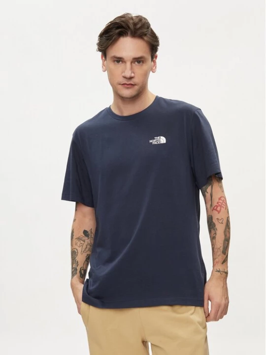 Obrázek produktu The North Face T-Shirt Simple Dome NF0A87NG Tmavomodrá Regular Fit