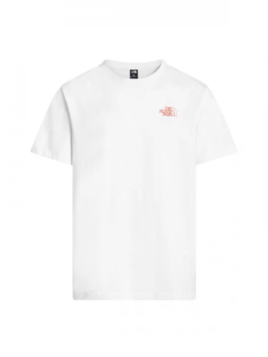 Obrázek produktu THE NORTH FACE Tričko 'Flower Scribble' trávově zelená / červená třešeň / bílá
