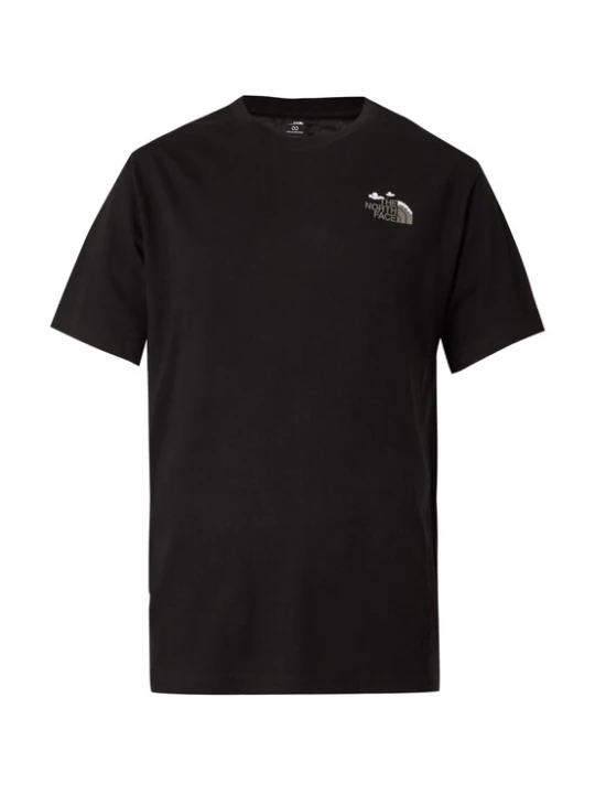Obrázek produktu THE NORTH FACE Tričko 'NAT HIGH SOCIETY' šedá / černá / bílá