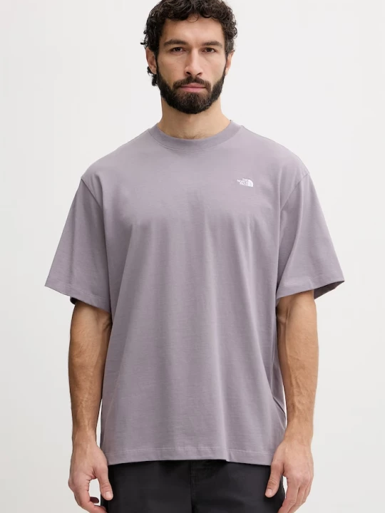 Obrázek produktu The North Face tričko pánské bavlněné Essential Simple Dome fialová