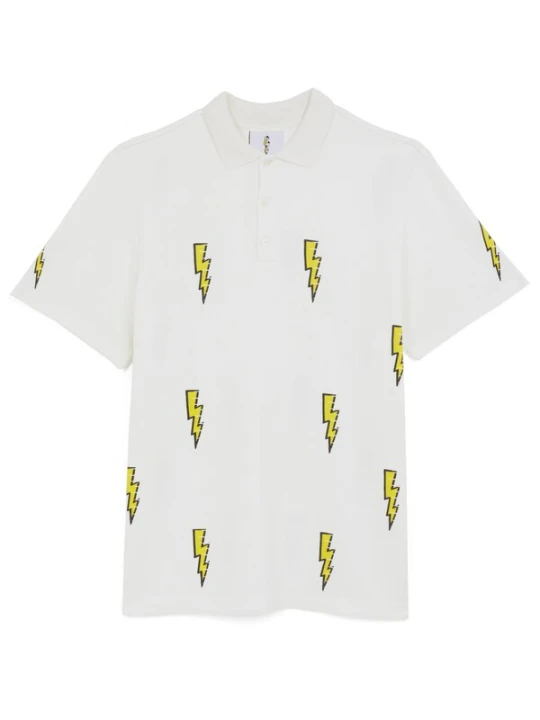 Obrázek produktu The Rad Black Kids Tričko 'Speed Bolt Polo' bílá