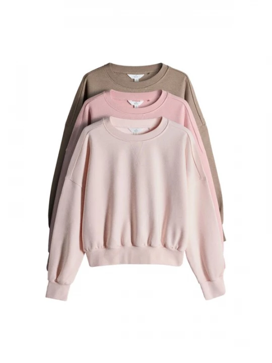 Obrázek produktu The Set Mikina brokátová / růže / starorůžová