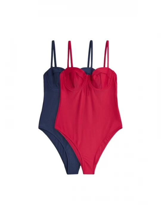Obrázek produktu The Set Plavky marine modrá / červená