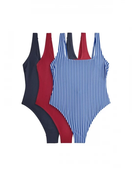 Obrázek produktu The Set Plavky marine modrá / námořnická modř / jasně červená / bílá