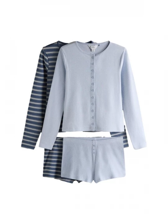 Obrázek produktu The Set Pyžamo námořnická modř / chladná modrá / offwhite