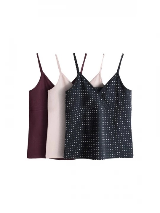 Obrázek produktu The Set Top světle béžová / pastelově růžová / vínově červená / černá