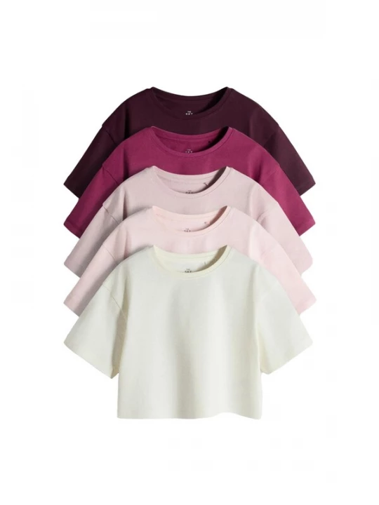 Obrázek produktu The Set Tričko bobule / fialový melír / růžová / starorůžová / offwhite